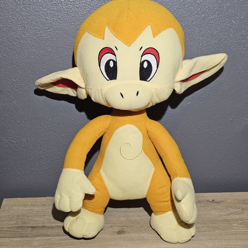 Pokemon Chimchar 2008 PRIZE PLUSH Toy Factory 19" inch Promo Plush - Picture 3 of 9